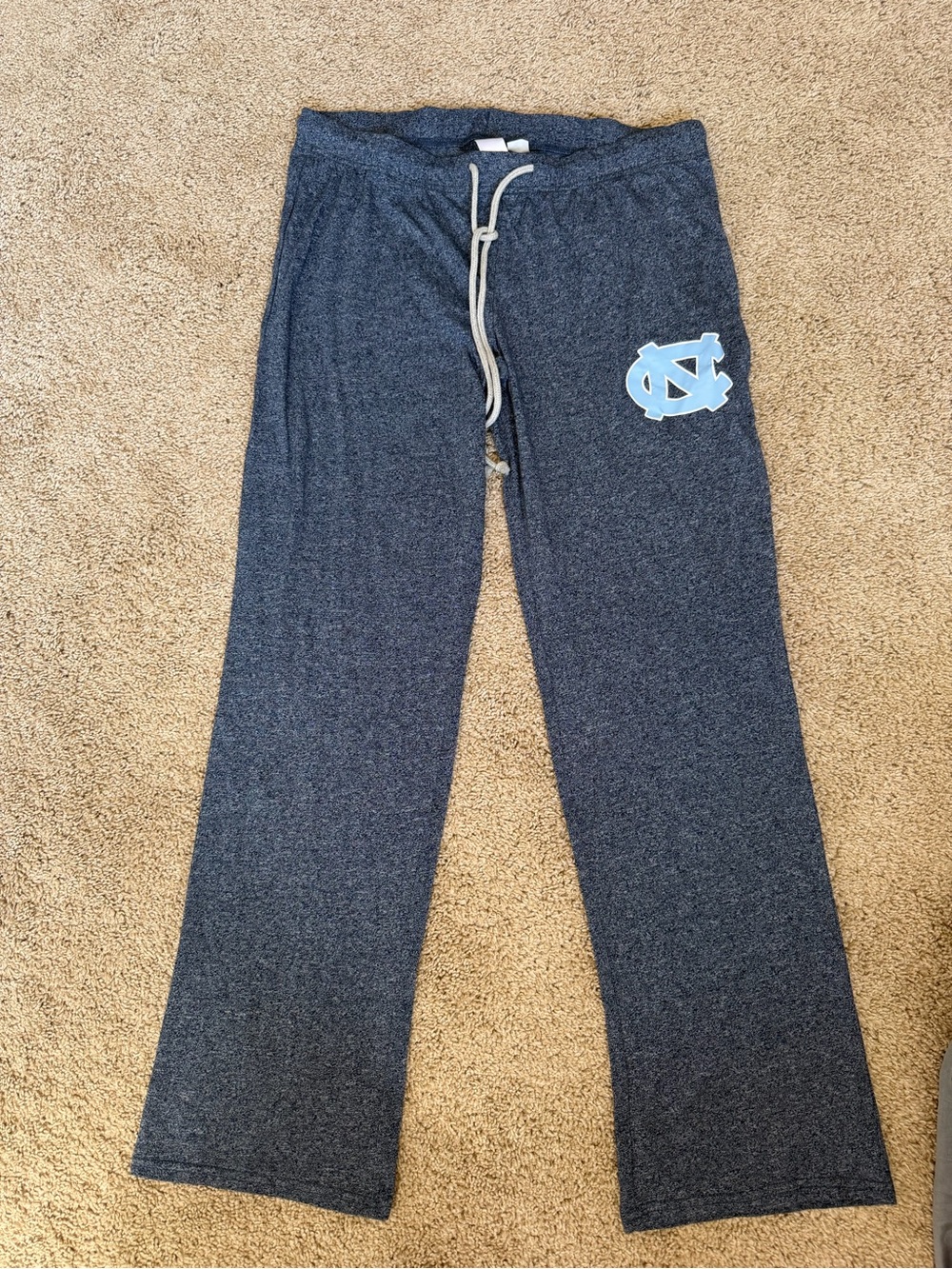 Navy Blue UNC Lounge Pants with Drawstring